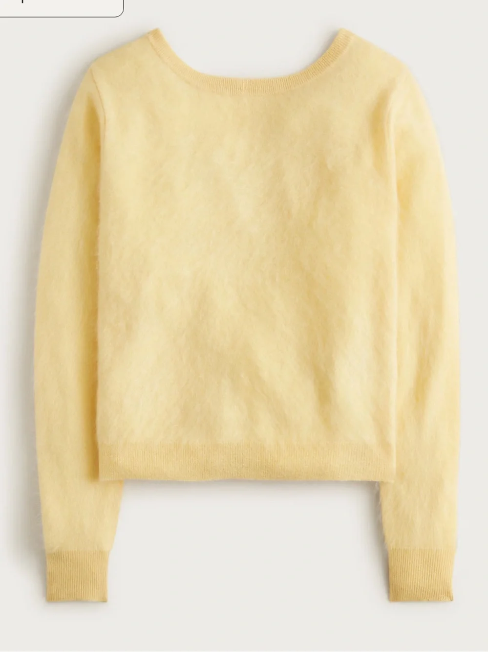 J crew Brushed cashmere relaxed-fit reversible cardigan sunlight